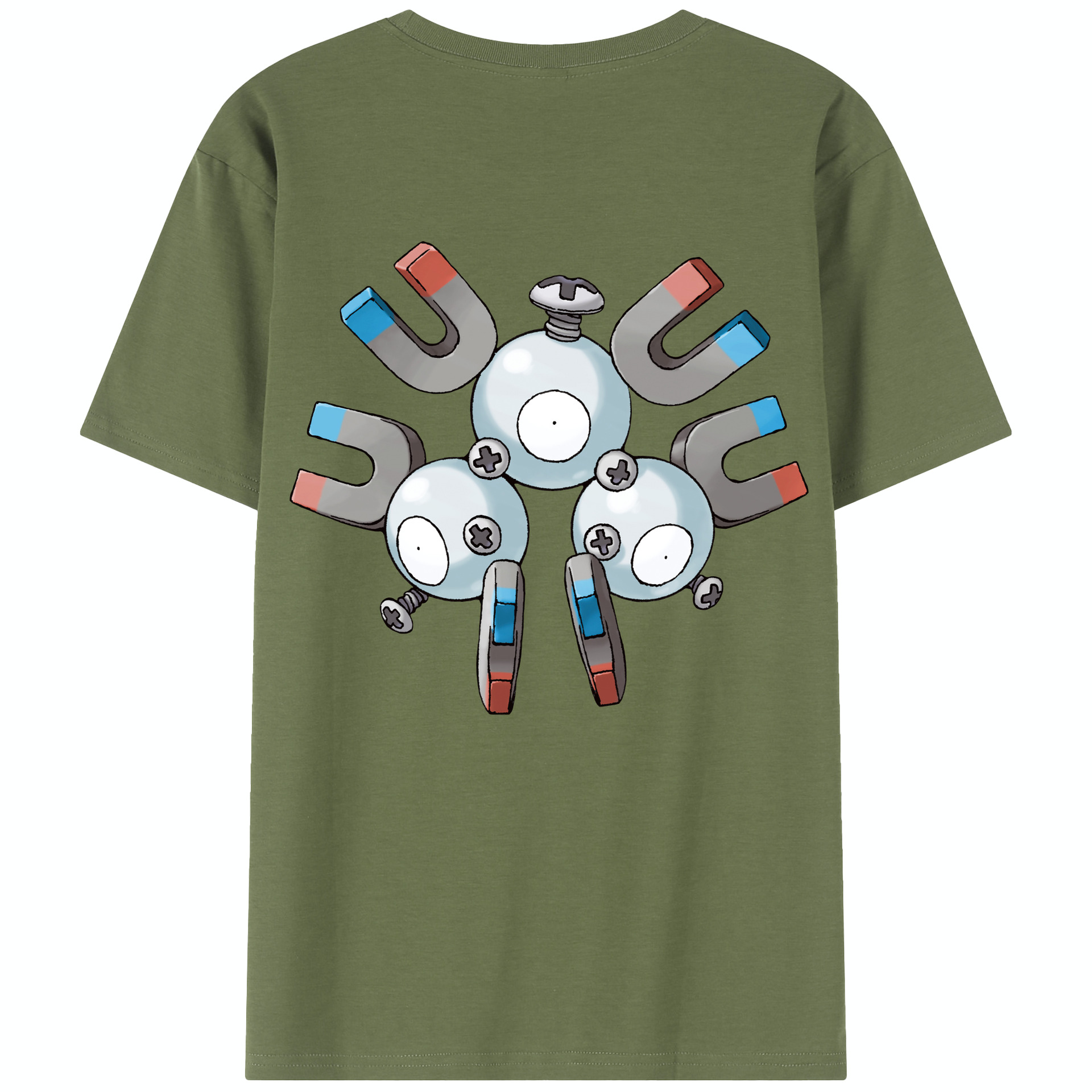 （画像用） ポケットモンスター Pokémon 綿100％半袖Tシャツ（背面プリント）